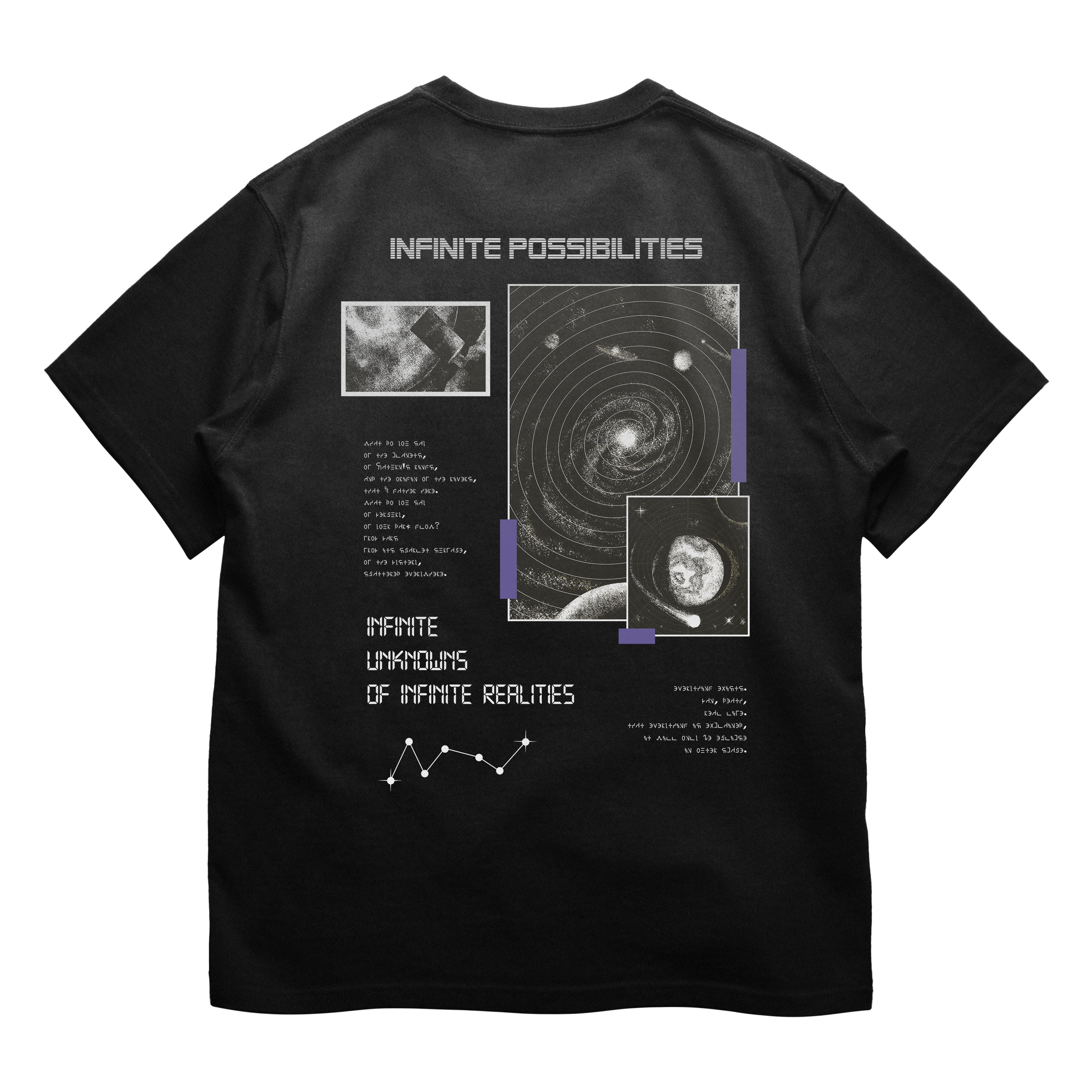 Black Full Graphic Tee