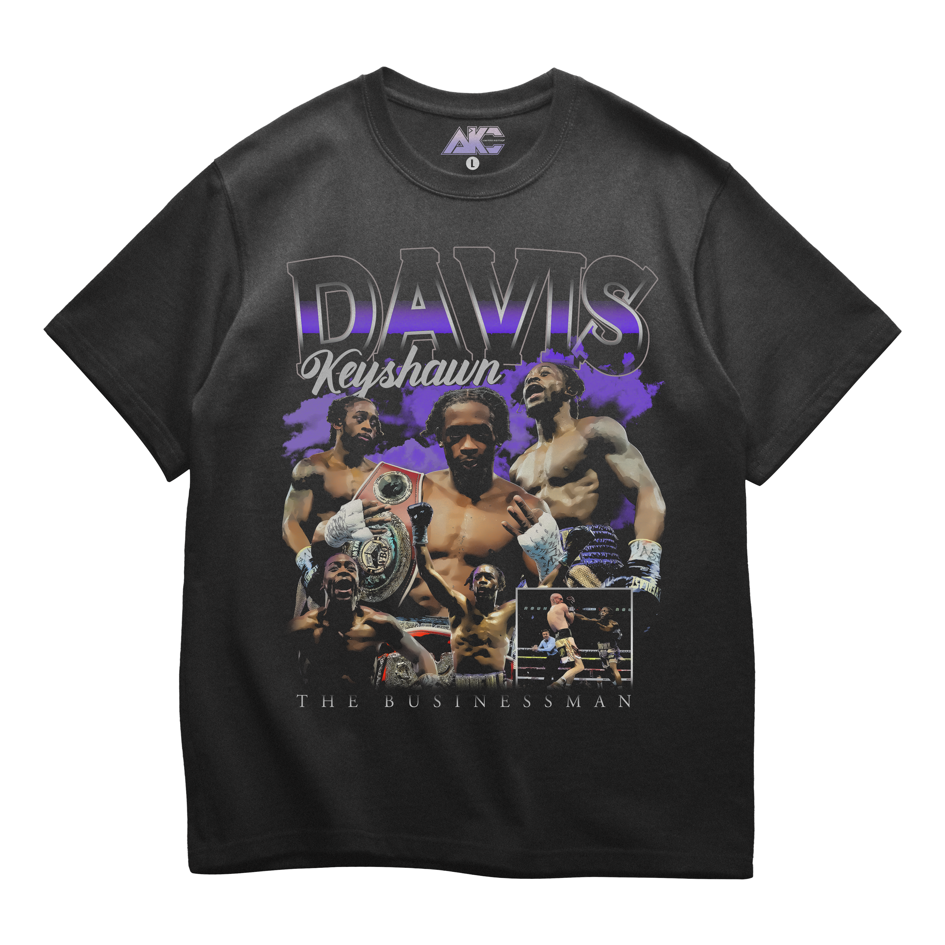 Keyshawn Davis Black Tee Front