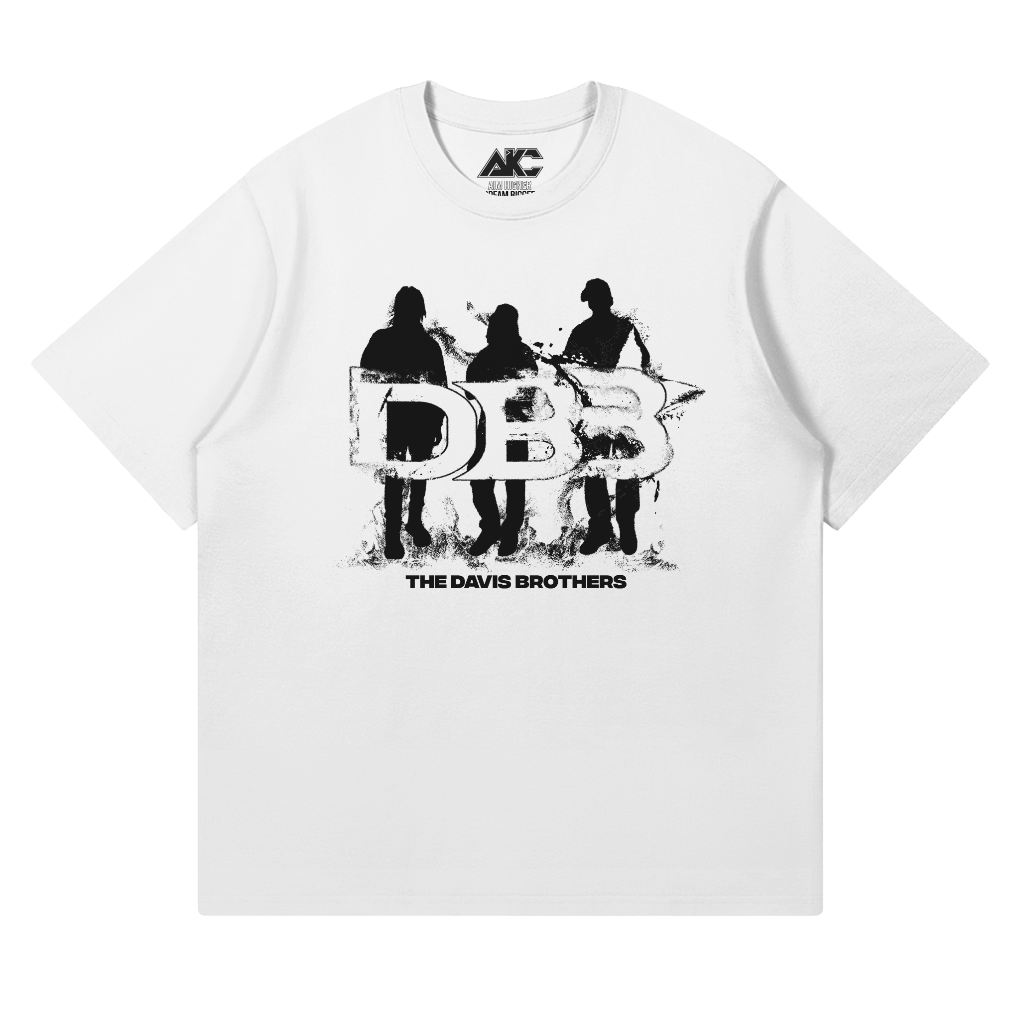 DB3 Graphic Tee - Front Relaxed White