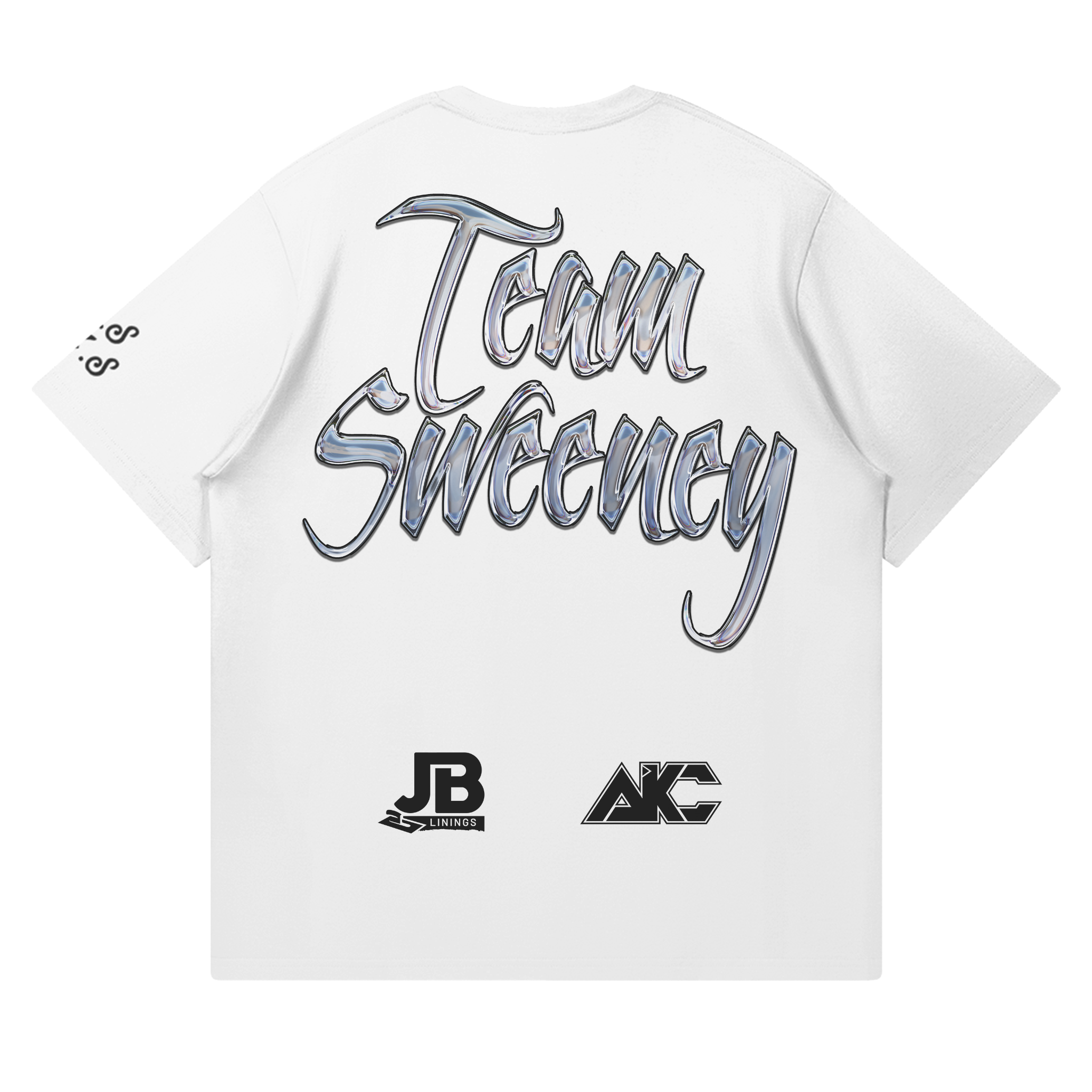 Jay Sweeney White Supporter Tee - Back