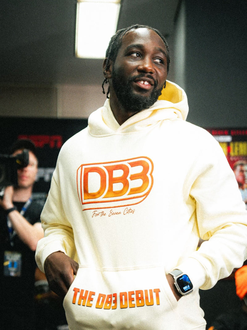 Terence "Bud" Crawford wearing AKC x DB3 Homecoming Sweatsuit