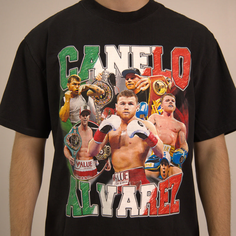 Model wearing Vintage Canelo T-Shirt