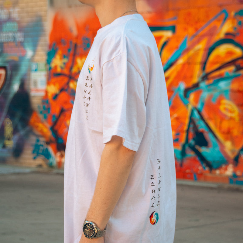 White Graphic Tee