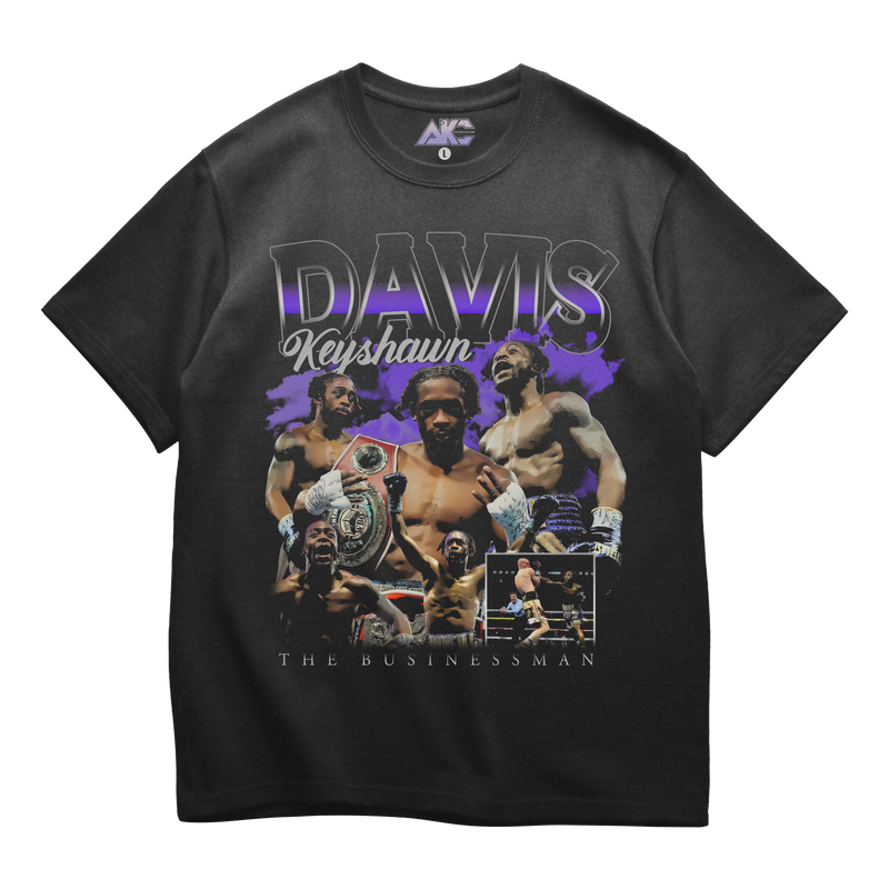 Keyshawn Davis Black Tee Front