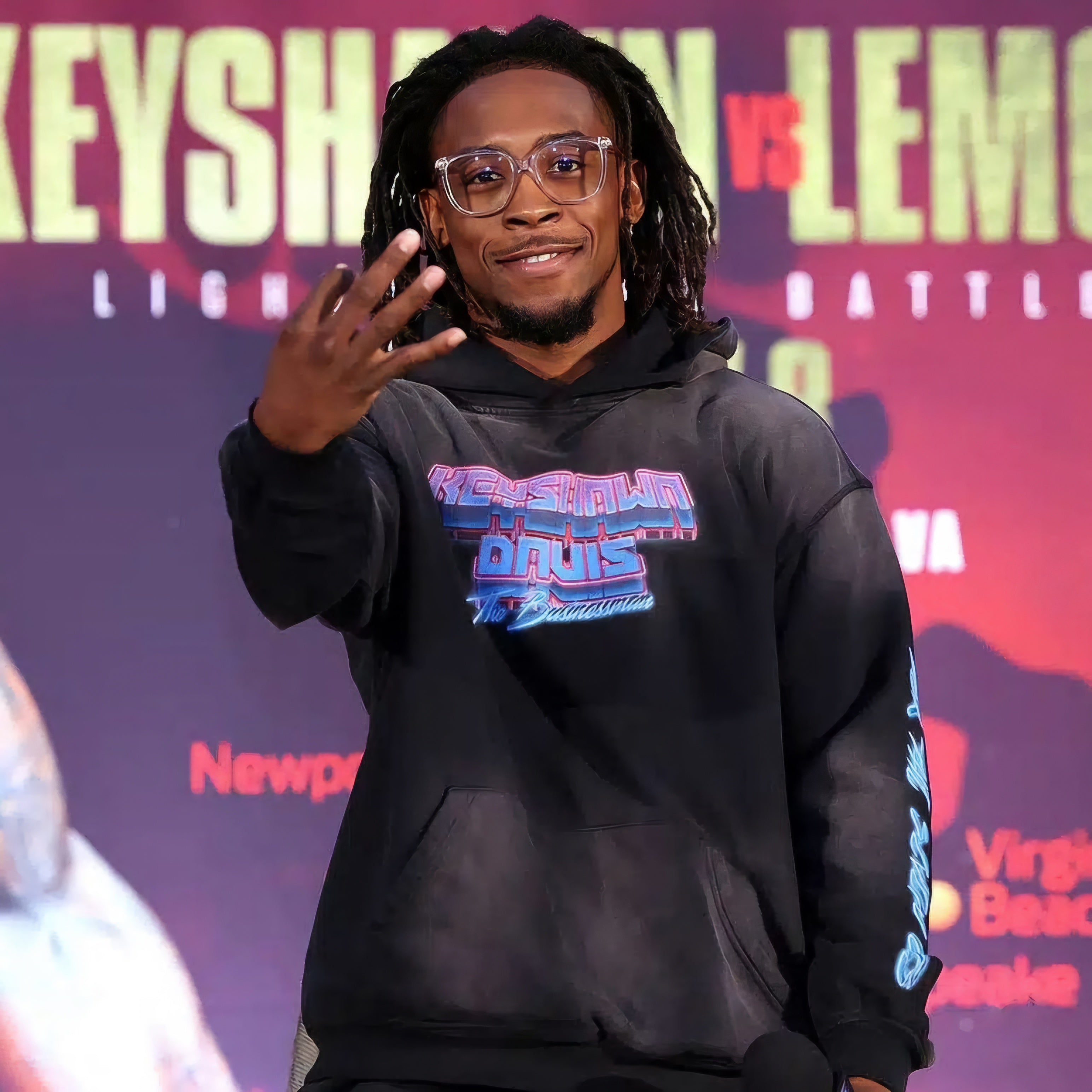 Keyshawn Davis Oversized Sun Faded Hoodie