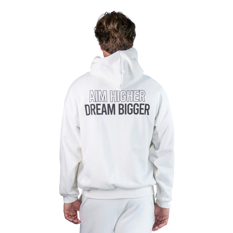 AKC Core Oversized Fit Hoodie on Model - Back Mid-Shot