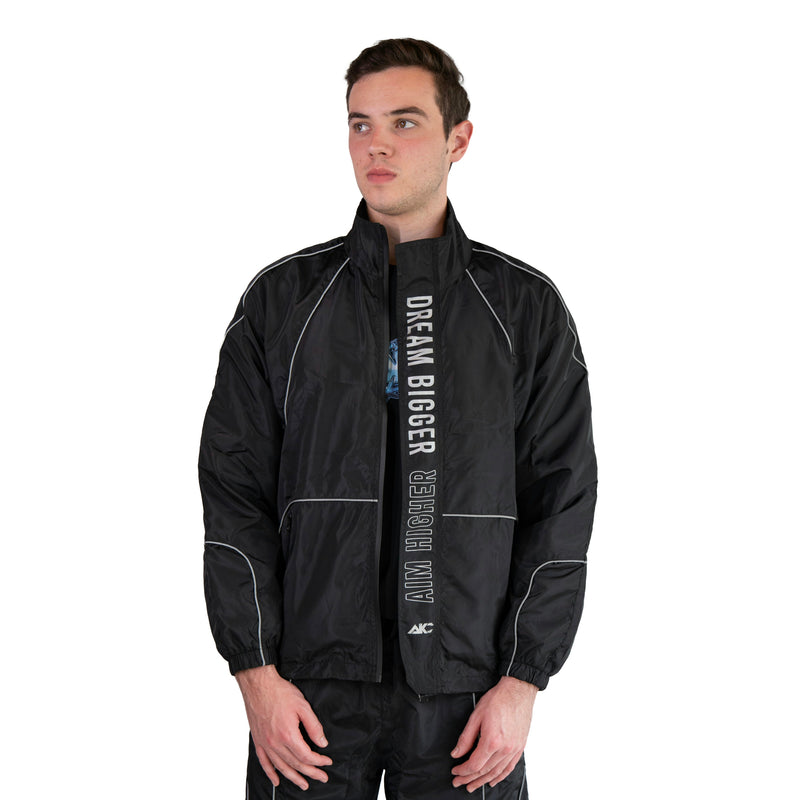 AKC Nightfall Windbreaker Jacket on Model - Front Mid-Shot
