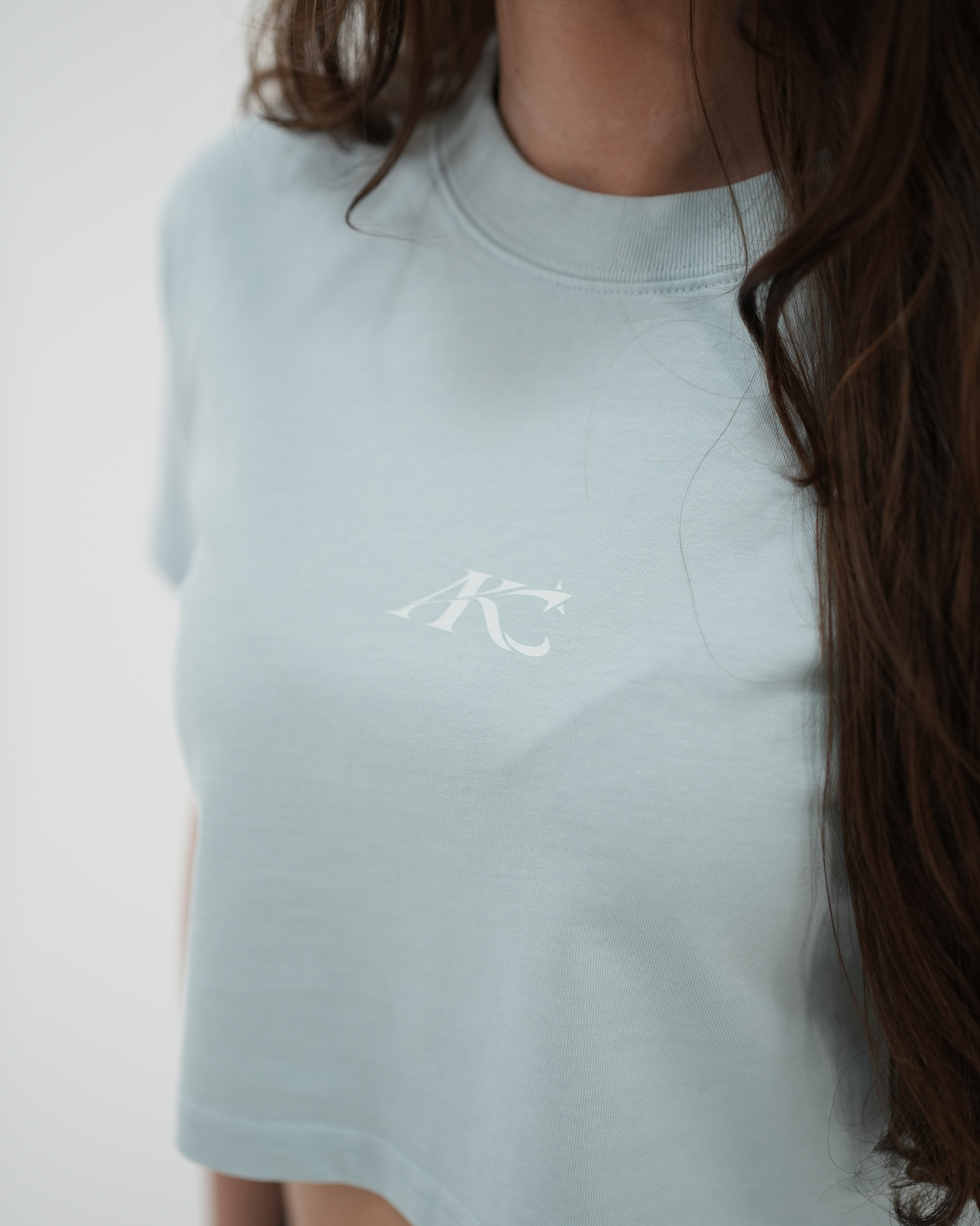 Women's Mineral Wash Crop Tee