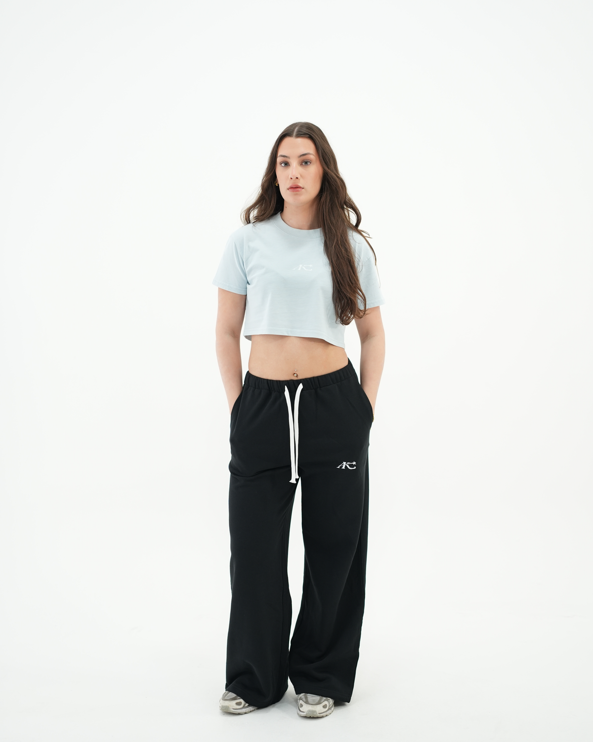 Women's Mineral Wash Crop Tee
