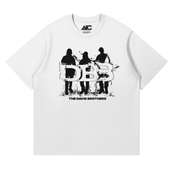 DB3 Graphic Tee - Front Relaxed White