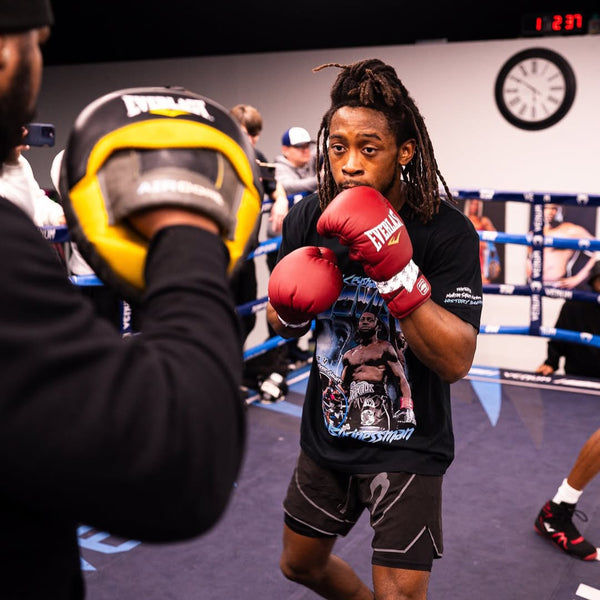 Keyshawn Davis wearing World Title Edition T-shirt - Front