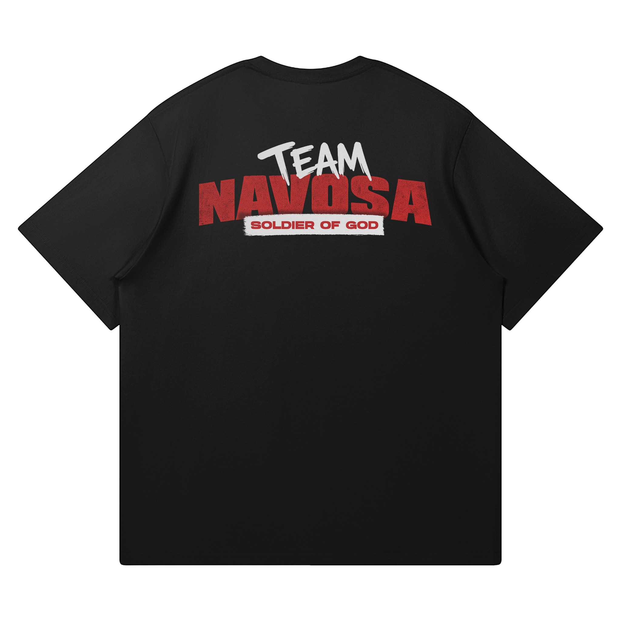 Taulialia Navosa Black Supporter Tee - Back